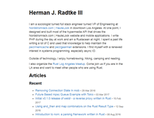 Tablet Screenshot of hermanradtke.com